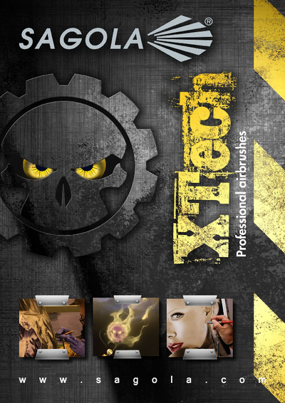 Catalogue XTech professional airbrushes