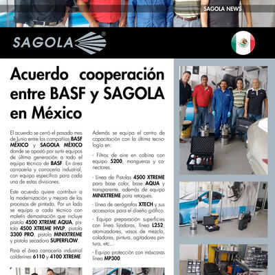 Acuerdo cooperación entre BASF y SAGOLA en México